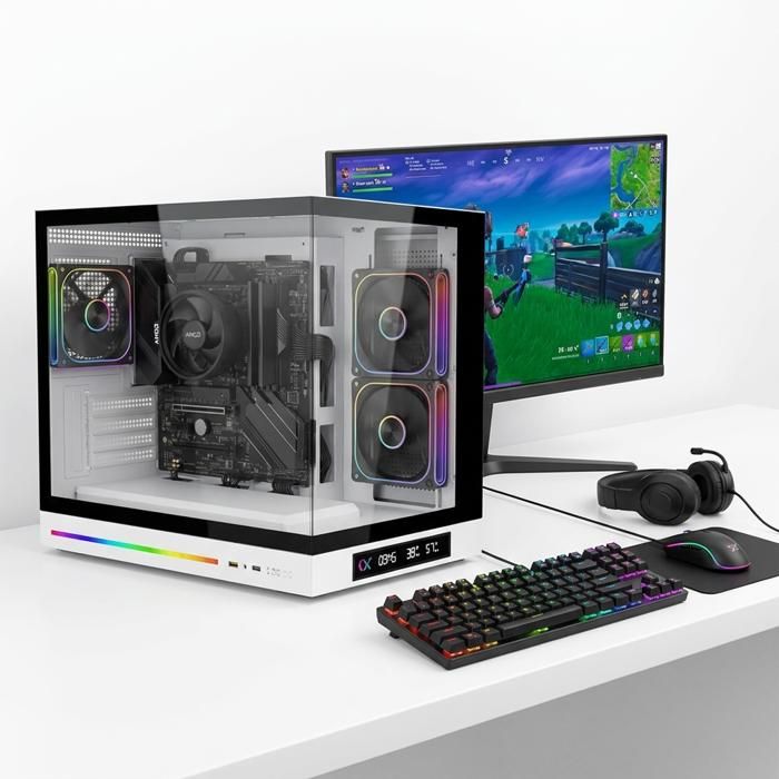 Pack DSGate PC Gamer DGT Arctic – Ryzen 5 5600GT – Radeon Vega 7 – DDR4 – SSD – Windows 11 + Écran 24 + Combo G LAB – Assemblé France Neuf - vue 4