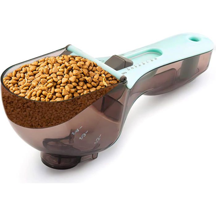 Pelle à Nourriture Réglable avec Doseur - 30 à 130 ml - Plastique Alimentaire - Mesure Précise pour ACCESSOIRES POUR PULVERISATEUR