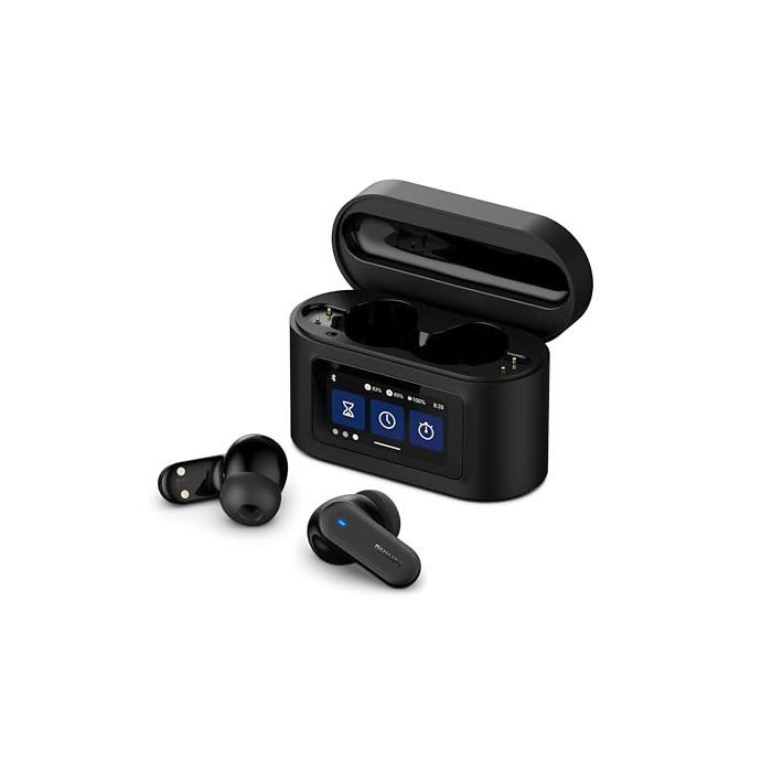 Écouteurs True Wireless PHILIPS Smart Case 144 ANC hybride 28 h autonomie Bluetooth 5.4