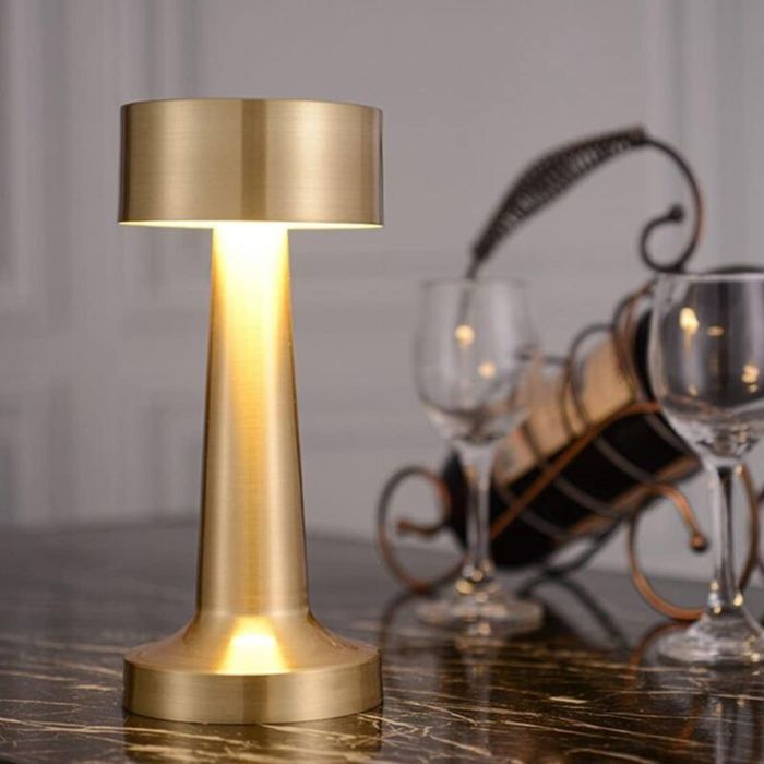 Lampe chevet sans fil tactile 24h USB 360° rechargeable