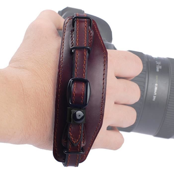 Dragonne En Cuir Artisanale Pour Appareil Photo APN - Universelle - Neuf En Emballage - Sécurité Et Style