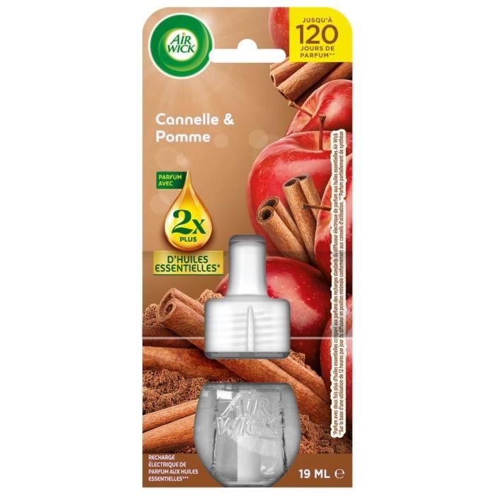 Recharges Désodorisant électrique 6x19ml Jasmin - Compatible Air Wick/Glade