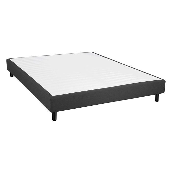 Tapikit - Sommier Tapissier Démontable 140x190cm 2x20 Lattes Anthracite Tapikit - Sommier Tapissier Démontable 140x190cm 2x20 Lattes Anthracite
