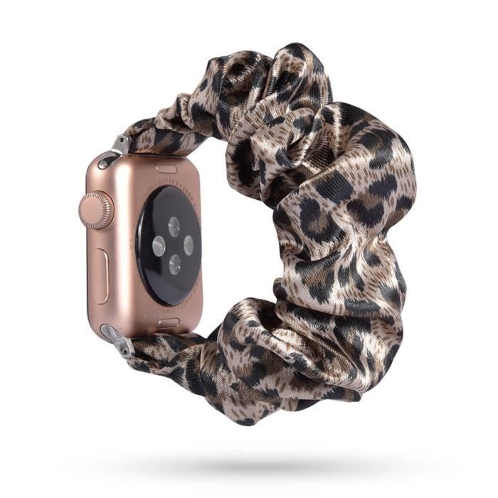 Bracelet Pour Montre Connectée en Tissu Impression Montre Connectée Pour Apple Watch Series 6 Se 5 4 40Mm -3 2 1 38Mm -Style E