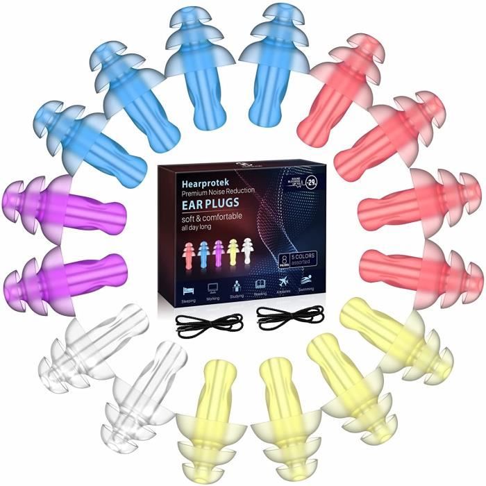 Bouchons D'oreilles Flents – 50 Paires – Pour Dormir, Voyager, Bruit – Neuf