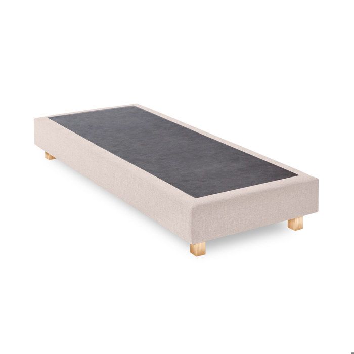 Sommier tapissier 90x200 cm beige CONFORTLUXE