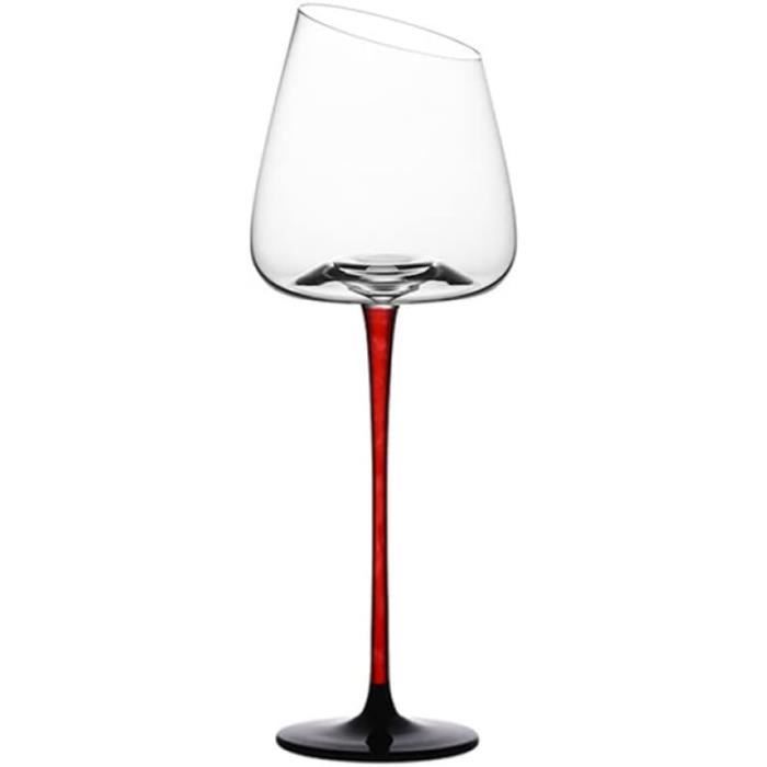 Verre à vin mince coupes à vin Blanc Rouge Table Rosé apéro Verre verrerie  coupe  Collection Élégance gobelet coloré wine glass Red  White Slender