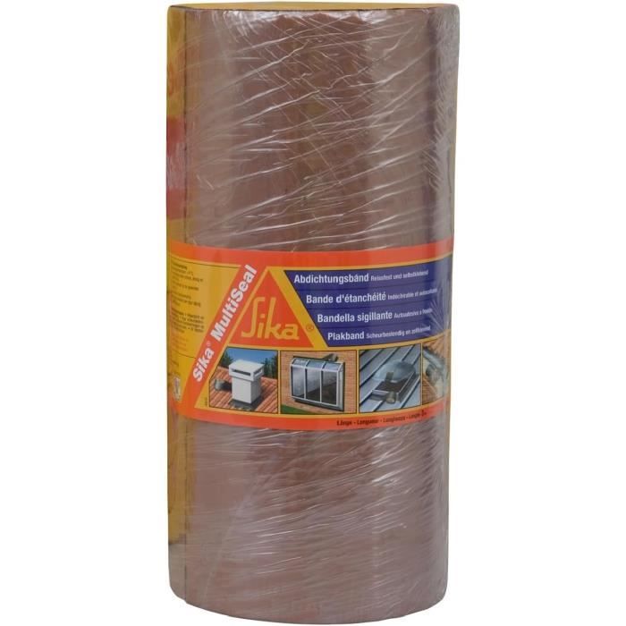 Bande D'étanchéité Multiseal Gris - 75mm X 10m - Autocollante Et Résistante - Aluminium