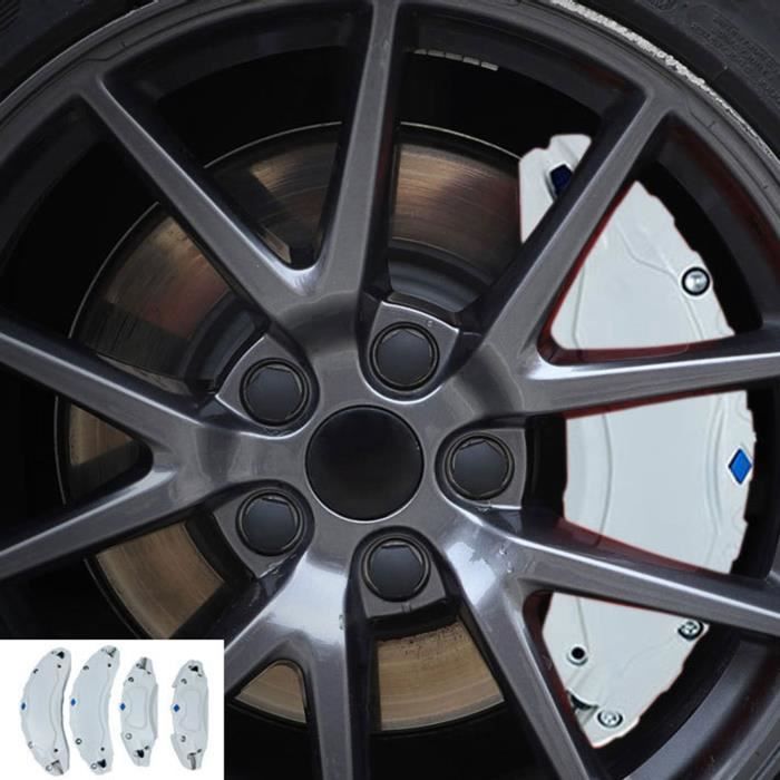 Couvercles D'étrier De Frein Rouge – 2 Paires (avant + Arrière) – En ABS Résistant à La Chaleur – Pour Voiture