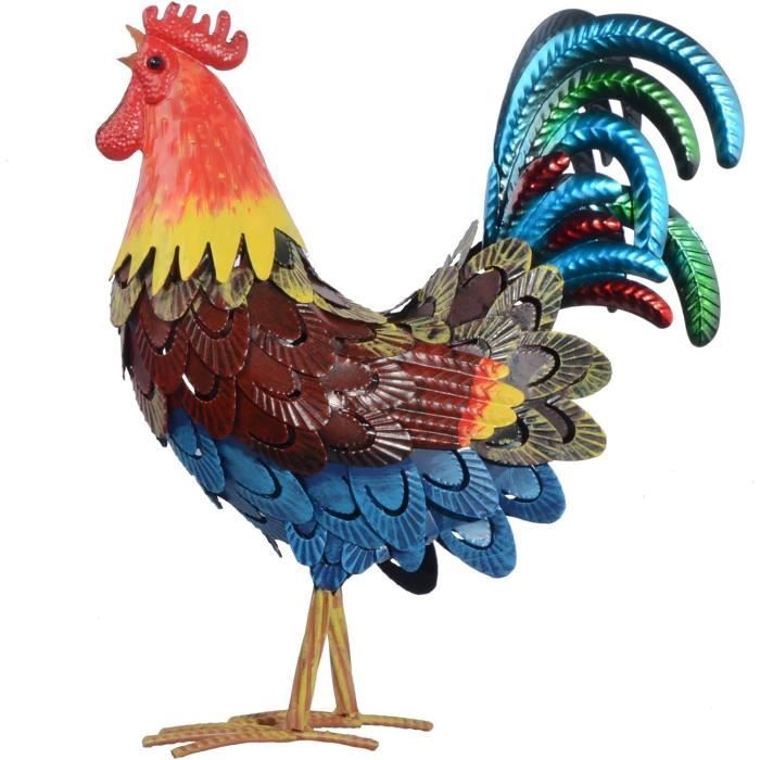 Cadeau Poule Chisheen Décoration De Coq En Métal, Décorations De