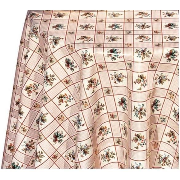 Nappe Lavable Au Mètre 200 X 140 Cm (Bord Coupé) En Pois Bleu Glacier - 3