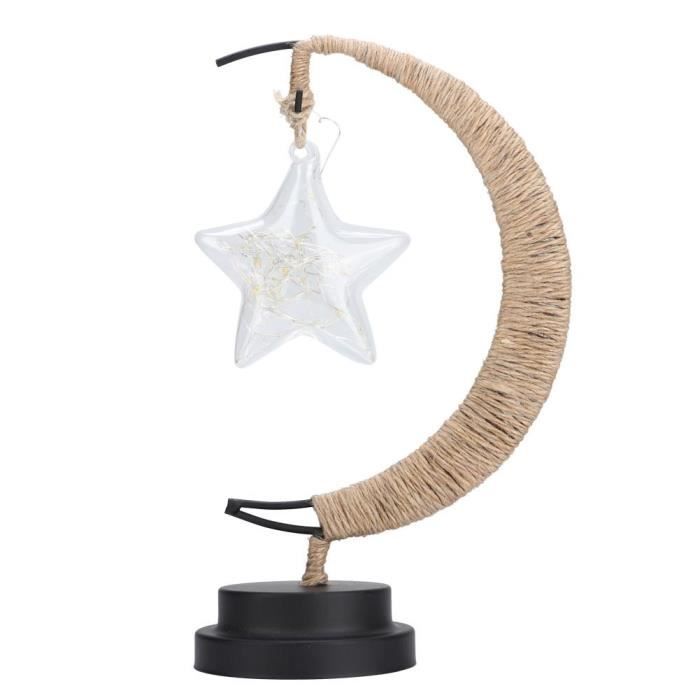 Lanterne Fait Main Corde De Nuit En Fer Lumiere De Nuit led Pentagramme Pour Chambre Bleu Meihe Cdiscount Pret A Porter