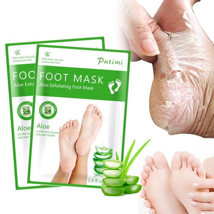 Peeling Foot Mask Masque Exfoliant Pour Les Pieds Chaussettes Renouveau Masque Pour Les Pieds De Bebe 3pcs Set Ltf Cbas Cdiscount