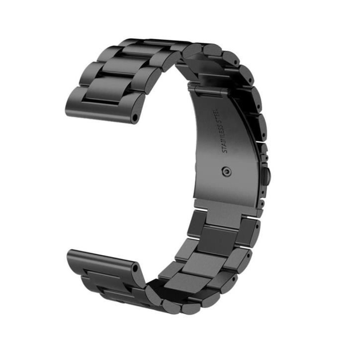 Bracelet de montre en acier inox pour Garmin Fenix 5 x GPS Montre noir , -  Achat/vente bracelet de montre Mixte Adulte - Cdiscount