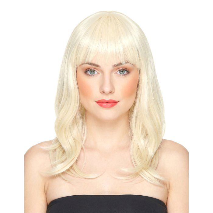 Comparer les prix de Perruque luxe blonde mi-longue femme - 170g - 230724 (Taille Unique)