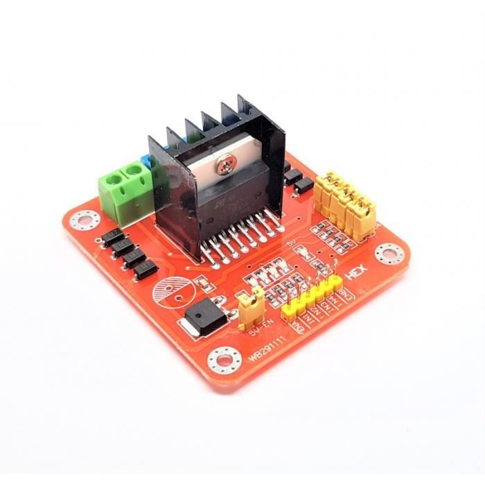 Module de panneau de contrôleur de moteur L298N Dual H Bridge DC Stepper à pas pour Arduino Smart Car Robot 3PCS Pilote à pas à pas 