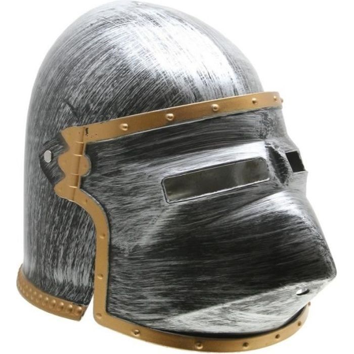 Casque De Chevalier Medieval Enfant Visiere A Pointe Cdiscount Jeux Jouets