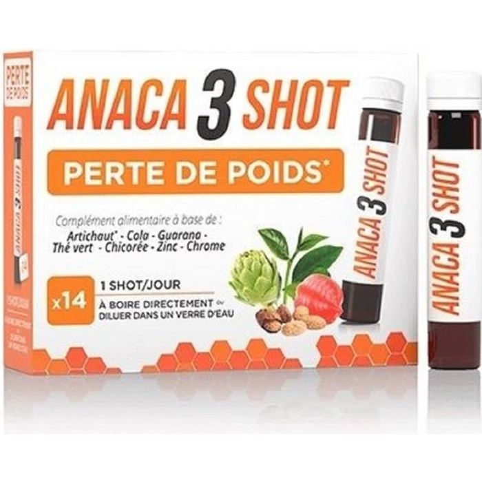 Anaca3 Shot Perte de Poids 14 Jours 350ml - Cdiscount Santé - Mieux vivre
