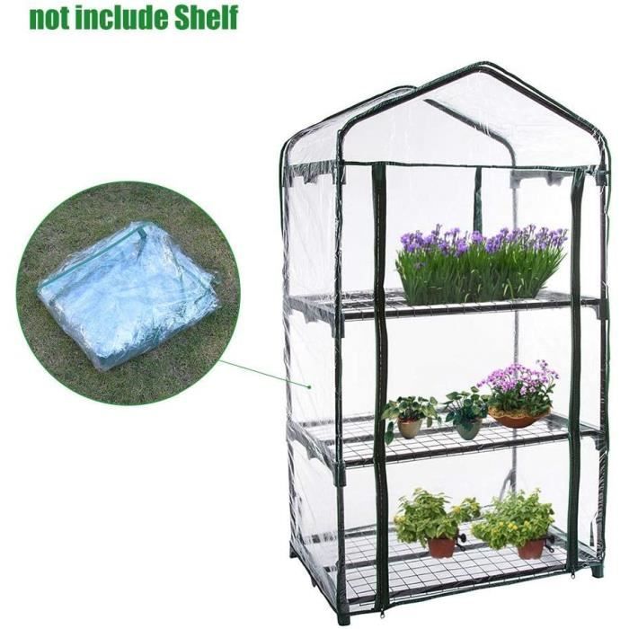 Serre De Plante De Ménage De Niveau De Jardin pour L'intérieur Extérieur GIMOCOOL Couverture de Mini Serre De Jardin 6949126cm Serre Portative De Plantes De PVC 
