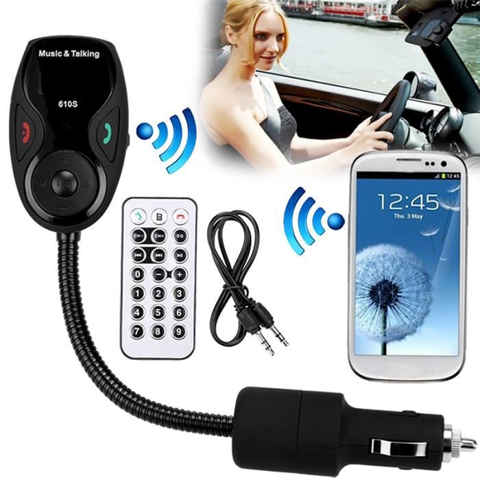 Kit mains-libres de voiture Transmetteur FM MP3 Adaptateur Radio
