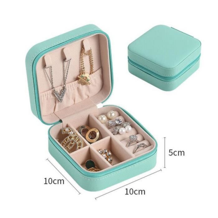 - 11.5x9.5x5 cm Q0856 - Petite Boite à Bijoux de Voyage Messages doré Yes Week-End ! Les Trésors De Lily 