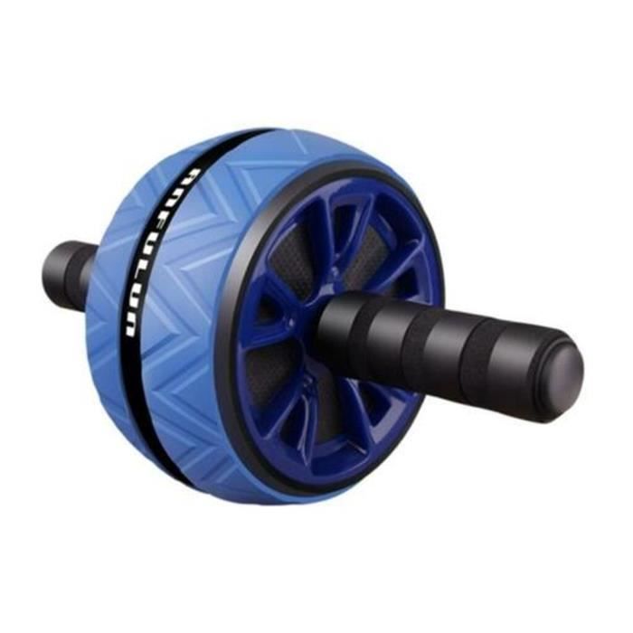 Rouleau De Fitness BESPORTBLE – 4 Roues, Bleu, 40x16 Cm, Antidérapant, Ergonomique, Pour Abdos, Bras, Dos, épaules, à Domicile