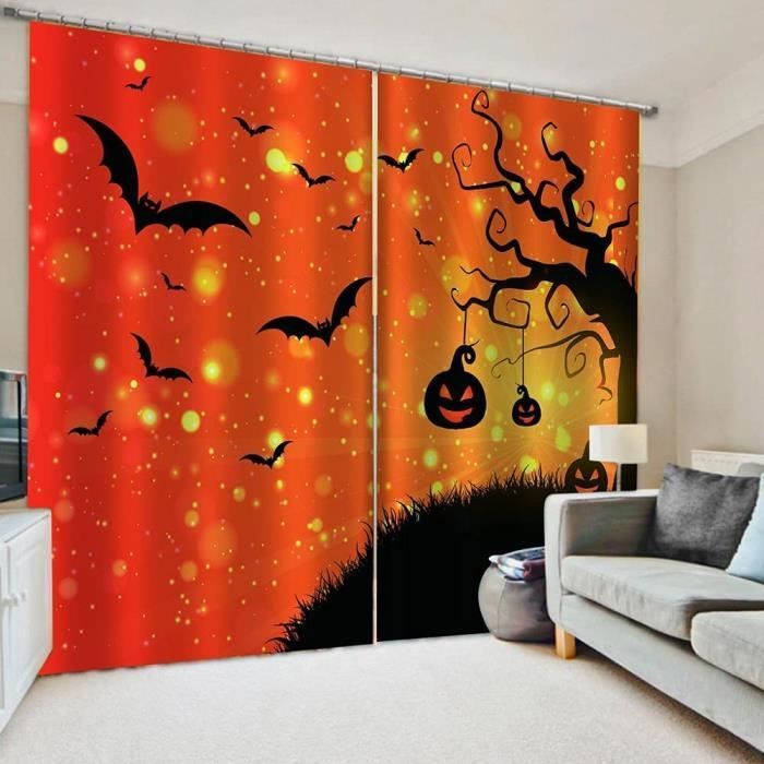 Lot De 96 Autocollants Chauve-souris 3D Halloween - 4 Tailles, PVC Réutilisable - Décoration Mur Et Fenêtre - 11