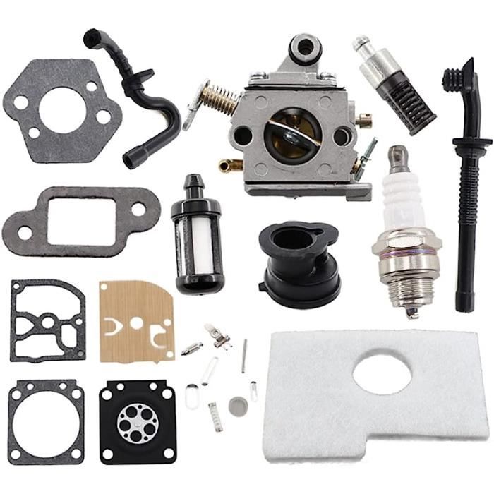 Gubeter Kit D'entretien Pour Tronçonneuse Stihl MS180 MS170 - 2 Filtres Air, 2 Filtres Carburant, 2 Aérations, 1 Bougie