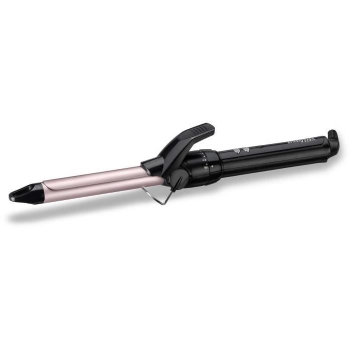 Fer à Boucler - BaByliss - C319E - Boucleur 19 mm Curling Tong pour des boucles serrées, jusqu'à 180