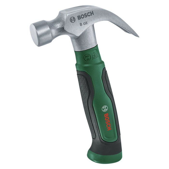 Bosch Marteau arrache clou 225 g acier carbone dur arrache clou en V manche Softgrip faibles vibrations