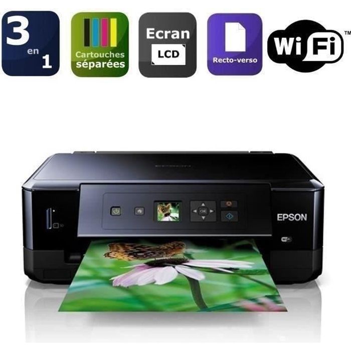 Imprimante multifonction Epson Expression Home XP-2205 - Imprimante  multifonctions - couleur - jet d'encre - A4/Legal (support) -  jusqu'à 8 ppm (impression) - 50 feuilles - USB