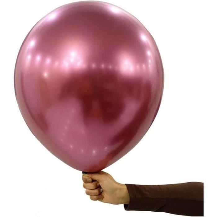 12 pièces 18 pouces en forme de coeur ballons décoration violet rose or  anniversaire BALLON DECORATIF - POMPE POUR BALLON - Cdiscount Maison