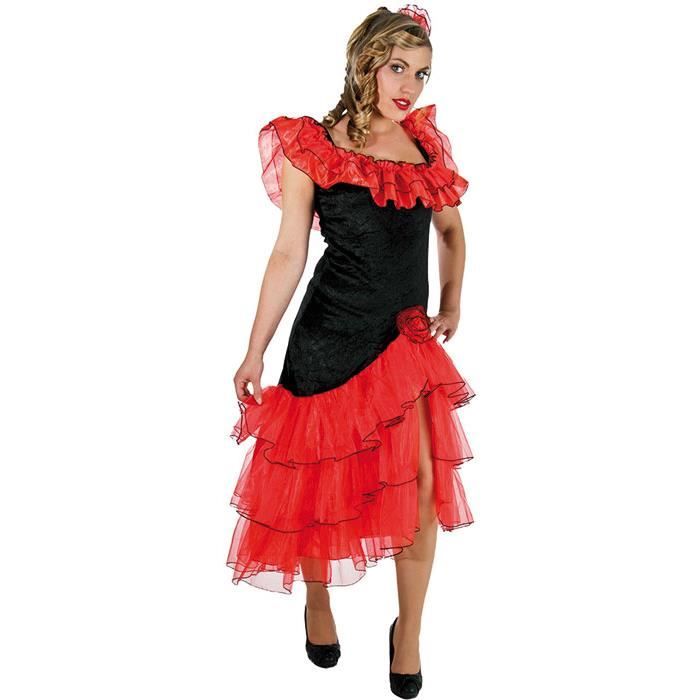 D guisement Espagnole CHAKS C4028L Femme Rouge Robe et