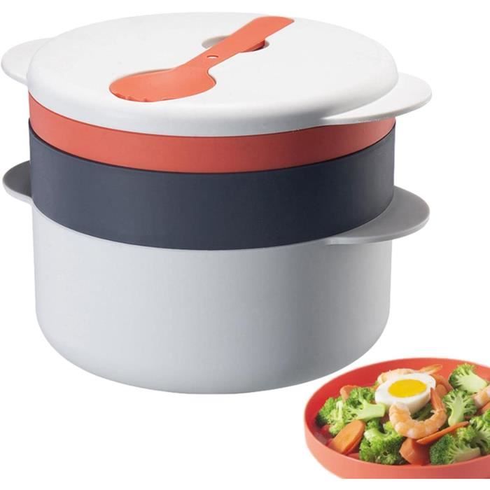 Panier Vapeur Plastique Pour Cuiseur à Riz - Cuit Légumes Fruits De Mer Viande - 20cm Ou 22.5cm