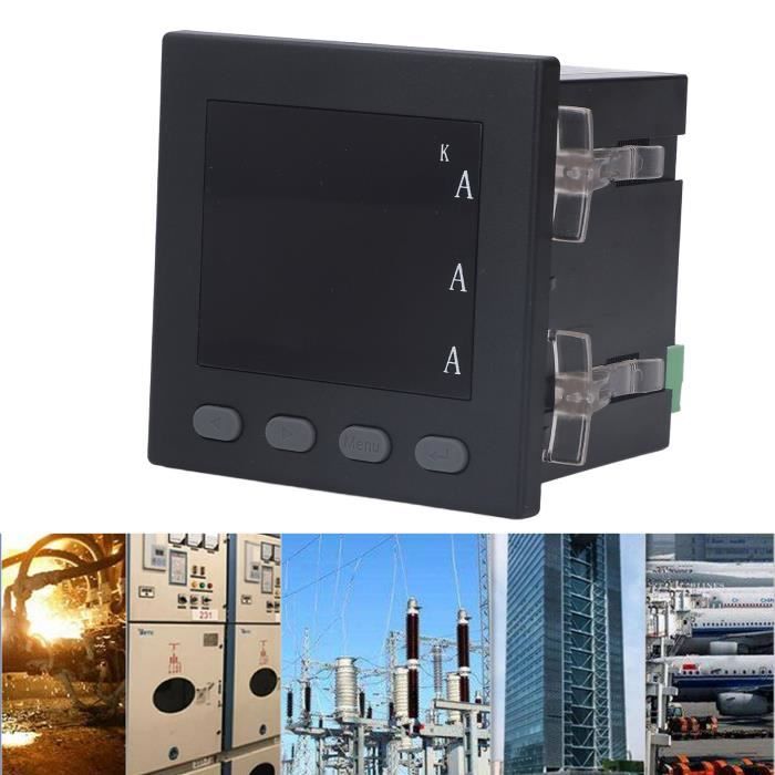 Ampèremètre Numérique AD16-22A LED Ronde Ampèremèt... – Grandado