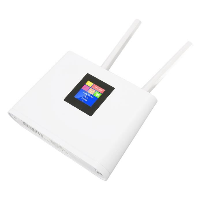 Routeur Portable 4G/5G WiFi Denash - Hotspot Mobile Jusqu'à 300 Mbps, Batterie 3650 MAh, 10 Appareils Connectés - Idéal Voyages, Camping, Van