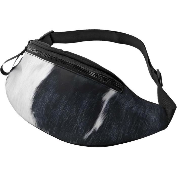 Sac Banane Sport - Design Tête De Mort Et étoiles - Avec Poche Pour écouteurs Et Ceinture Réglable - Unisexe - 4