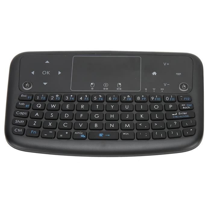 Mini Clavier Sans Fil Avec Trackpad – Compatible IPad, Tablettes, Smartphones, Compact, Silencieux, QWERTZ Allemand, Noir - 6
