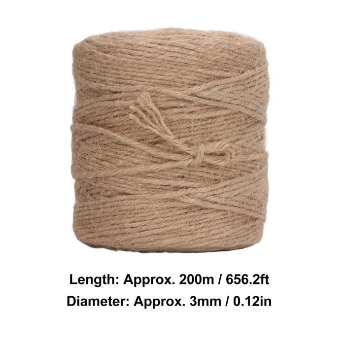 Leecogo Ficelle De Jute Verte De 3 Mm, 100 M, Pour | FindTheDeal