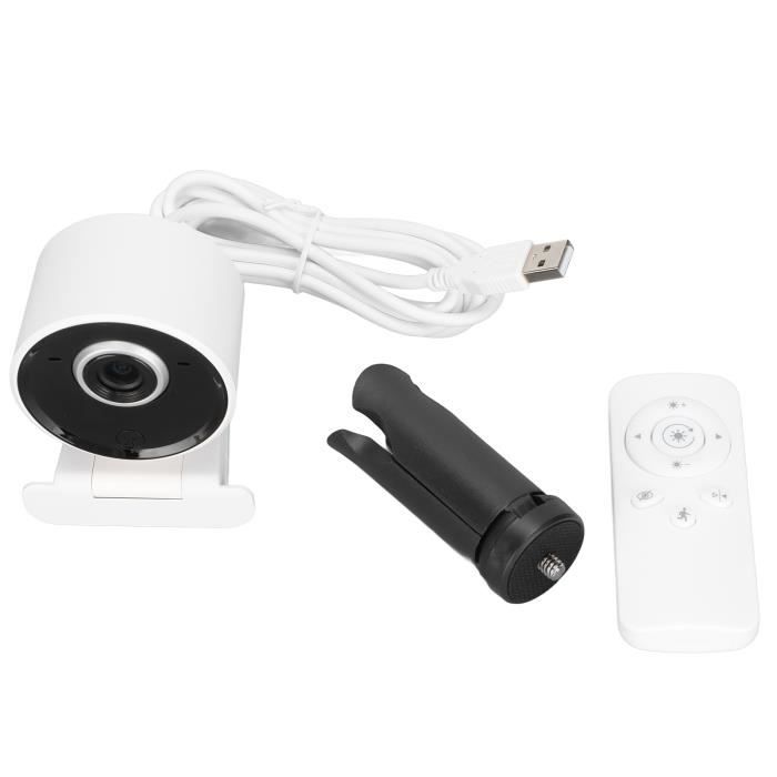 Webcam 1080P Avec Microphone à Réduction De Bruit - Angle Réglable 45°, Plug And Play - Compatible PC, Tablette, Conférences Et Streaming