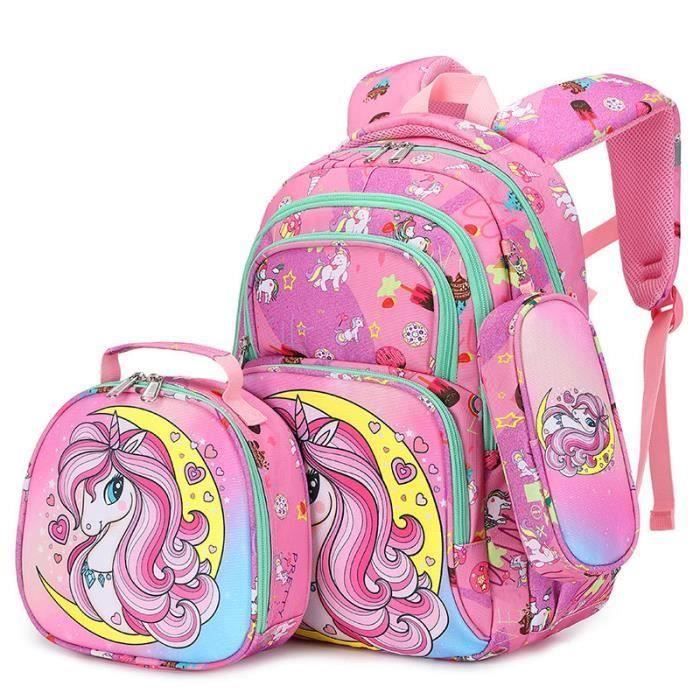 Cartable fille primaire online licorne