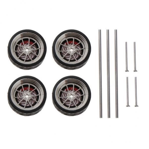 Yebobo Pneus RC 1/8 - Lot De 4 Pour Buggy, Caoutchouc, Blanc