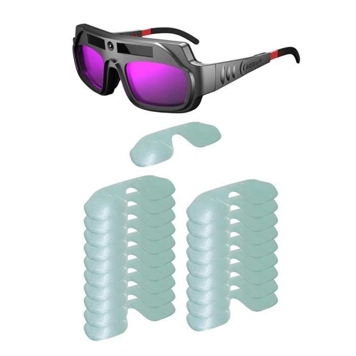 Lunettes De Soudure à Assombrissement Automatique - Protection TIG MIG ARC, Meulage, Travail Du Bois