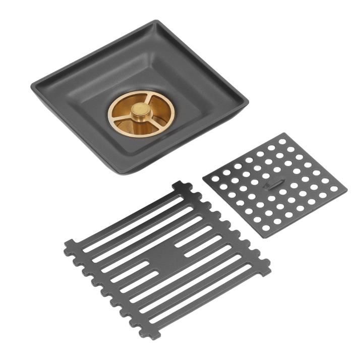 Schluter Kerdi-Drain Kit de vidange de douche classique en PVC avec Schluter Kerdi-Drain Kit de vidange de douche classique en PVC avec