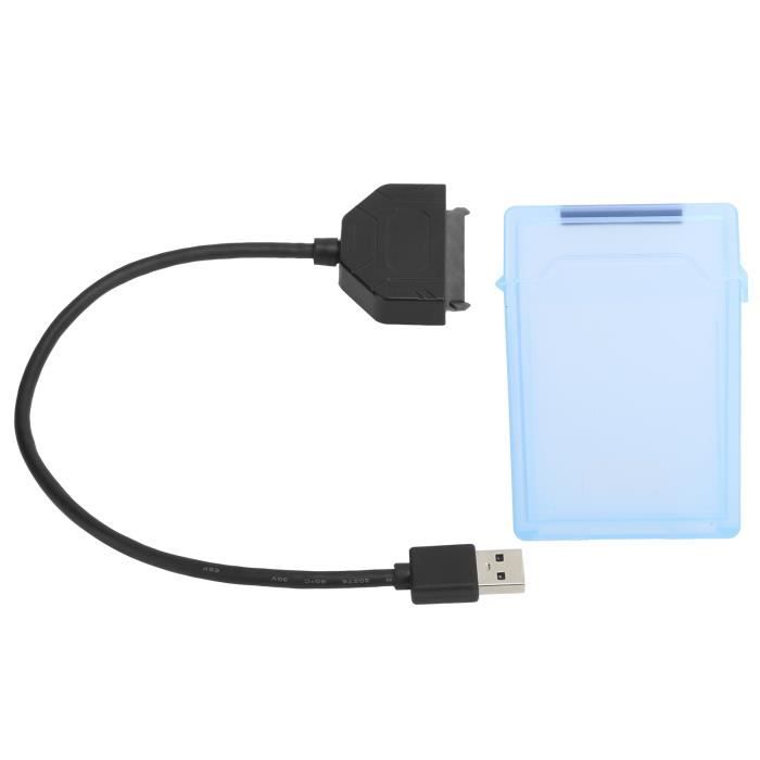 ZdyCGTime Adaptateur SSD SATA USB 3.0 - Câble Convertisseur Disque Dur 2.5" Vers USB Mâle