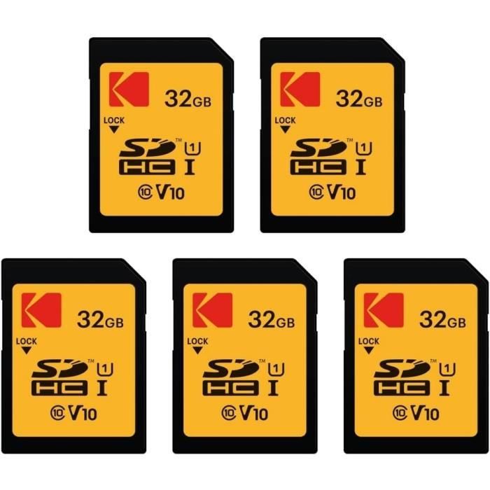 Kodak Pack de 5 SDHC - vue 4