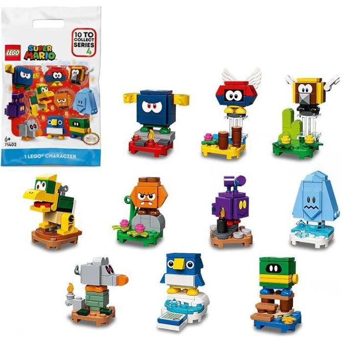 LEGO® 71402 Super Mario Pack Surprise de Personnage - Série 4 Jouet à Collectionner avec Figurines 1 Unité (Au Hasard)