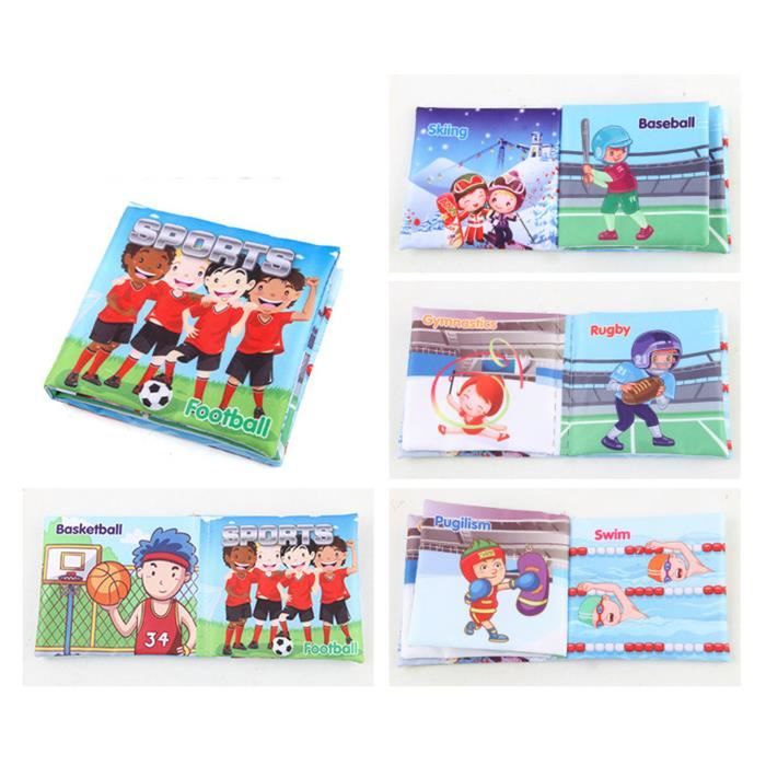 Coffret Jouet Jouets De Livre En Tissu Doux Pour Bebe 0 12 Mois Jouet Marionnette A Main 1 An Montessori Educatif Precoce B4 Cdiscount Puericulture Eveil Bebe