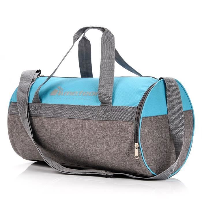 Meteor Sac de Sport Fitness Rond SIGGY 25L Gris Bleu pour Femme Homme Enfant  Fille - Bag Sac Voyage Bagage Duffel Moderne Fitness Gris / Bleu -  Cdiscount Sport