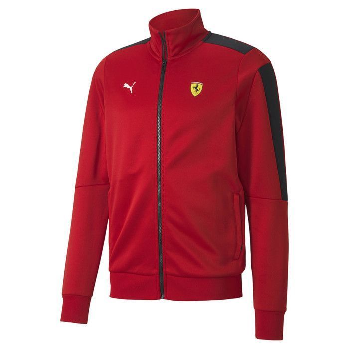 Vestes replica officielle Ferrari race jacket t7 rouge - Puma